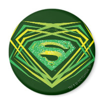 Superman Green Decorative Logo Magnet
