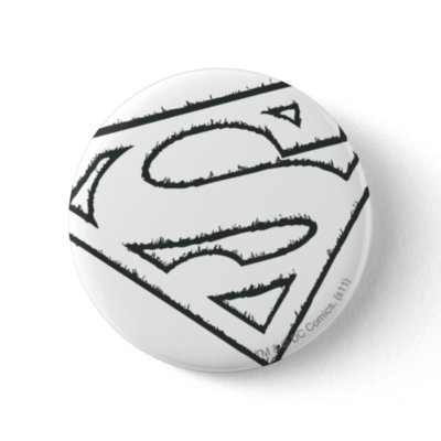 Superman Grunge Logo buttons