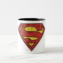 Superman Grunge Logo Coffee Mug