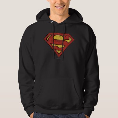 Superman Grunge Logo Hoodies