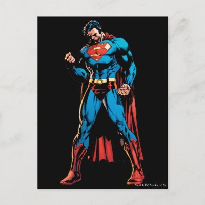 Superman  - Hand in fist postcards