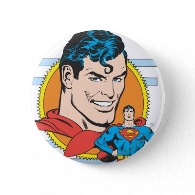 Superman Head Shot buttons