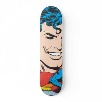 Superman Head Shot skateboards