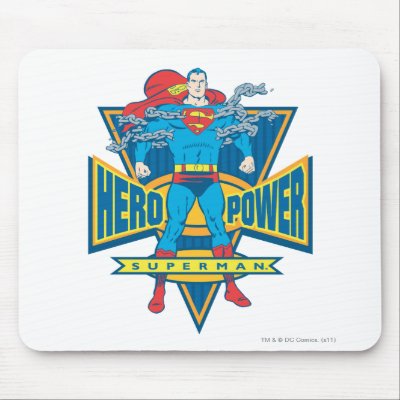 Superman - Hero Power mousepads