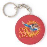 Superman Hero with Heart Key Chains