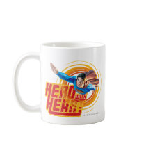 Superman Hero with Heart Coffee Mug