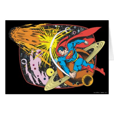 Superman in Space cards
