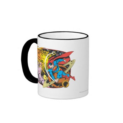 Superman in Space mugs