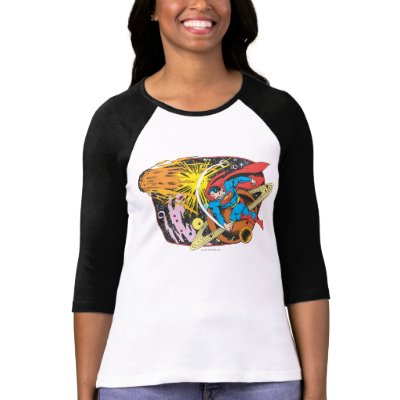 Superman in Space t-shirts