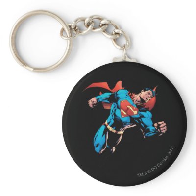 Superman in suit keychains