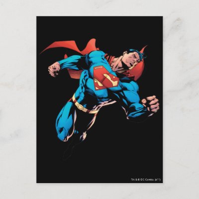 Superman in suit postcards