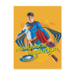 Superman Intergalactic Protector Postcard
