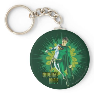 Superman Kryptonite Crisis keychain