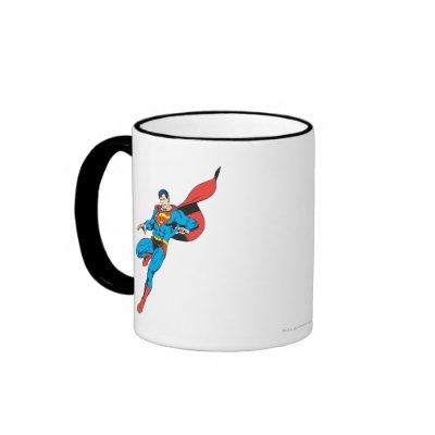 Superman Lands Lightly 2 mugs