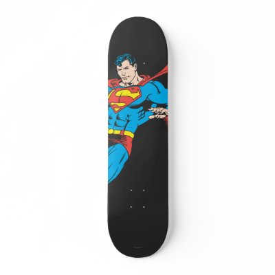 Superman Lands Lightly 2 skateboards