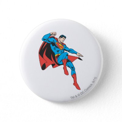 Superman Lands Lightly buttons
