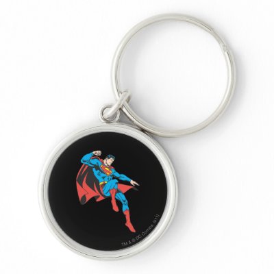 Superman Lands Lightly keychains