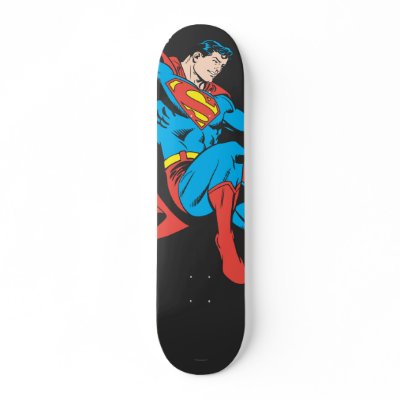 Superman Lands Lightly skateboards