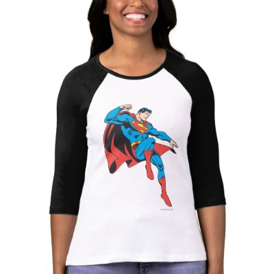 Superman Lands Lightly t-shirts