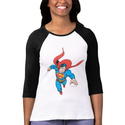 Superman Leaps Forward t-shirts