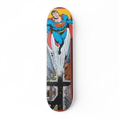 Superman Leaps From the Street skateboards