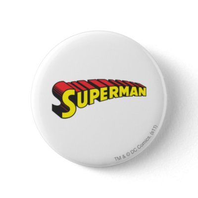 Superman Letters Yellow/Red buttons