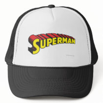 Superman Letters Yellow/Red Trucker Hat