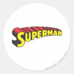 Superman Letters Yellow/Red Sticker