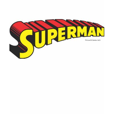 Superman Letters Yellow/Red t-shirts