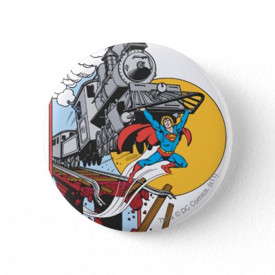 Superman Lifts Train buttons