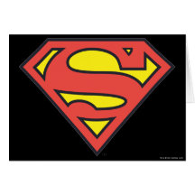 Superman Logo Greeting Cards