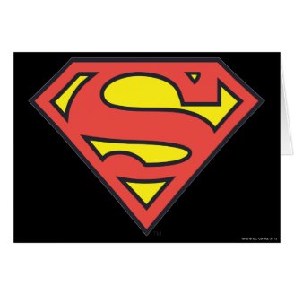 Superman Logo Greeting Cards