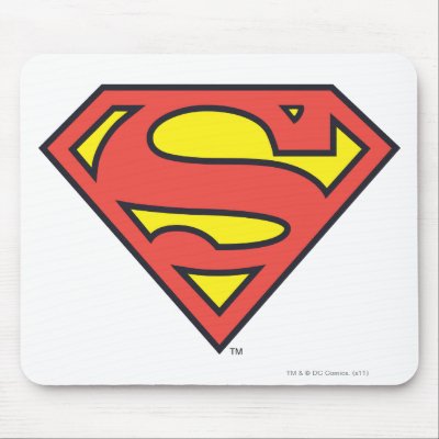 Superman Logo mousepads