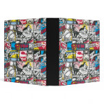 Superman Logo Pattern 2 3 Ring Binders