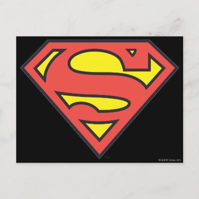 Superman Logo postcards