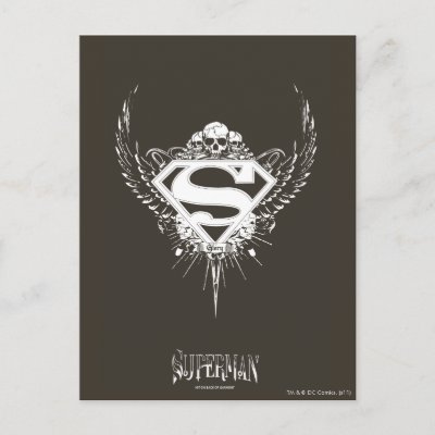 Superman Logo postcards