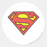 Superman Logo Round Sticker
