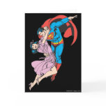 Superman &amp; Lois in Pink Greeting Card