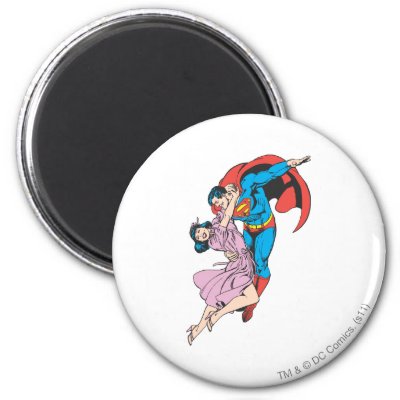 Superman & Lois in Pink magnets
