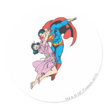 Superman & Lois in Pink Sticker