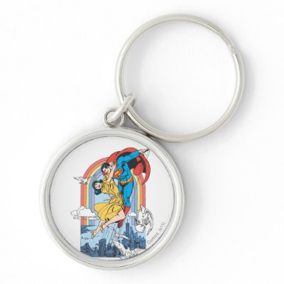 Superman & Lois in Yellow keychains