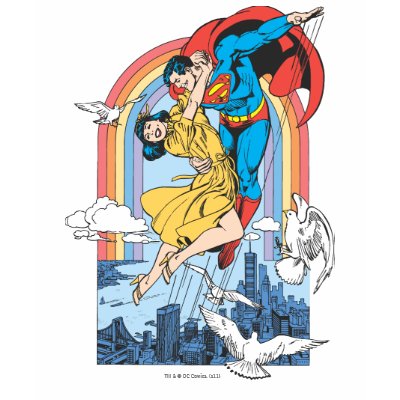 Superman & Lois in Yellow t-shirts