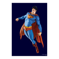 Superman Looking Down Poster