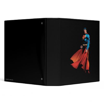 Superman Looks Front binders