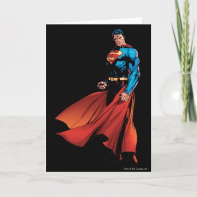 Superman Looks Front cards