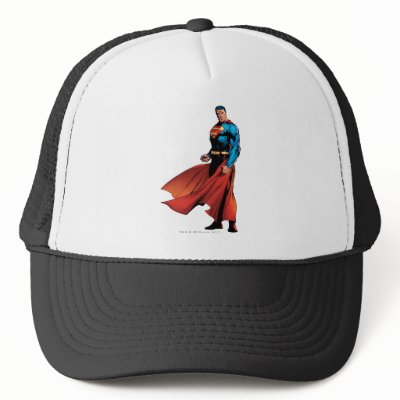 Superman Looks Front hats