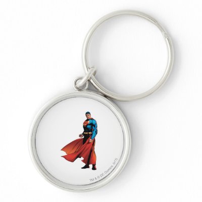 Superman Looks Front keychains
