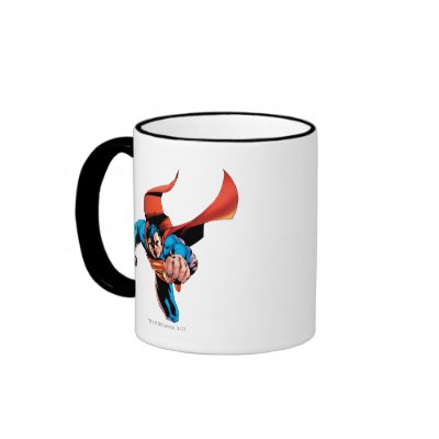 Superman moving forward mugs