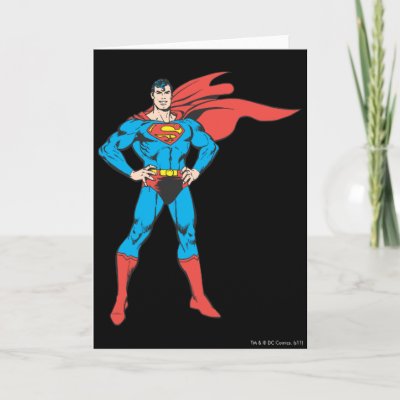 Superman Posing cards