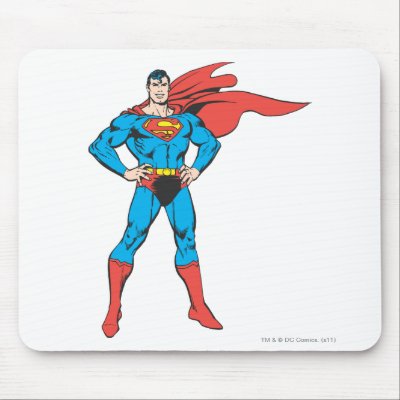 Superman Posing mousepads